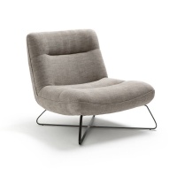 Кресло Из 100 льна Helma единый размер серый AM.PM  фото, kupilegko.ru